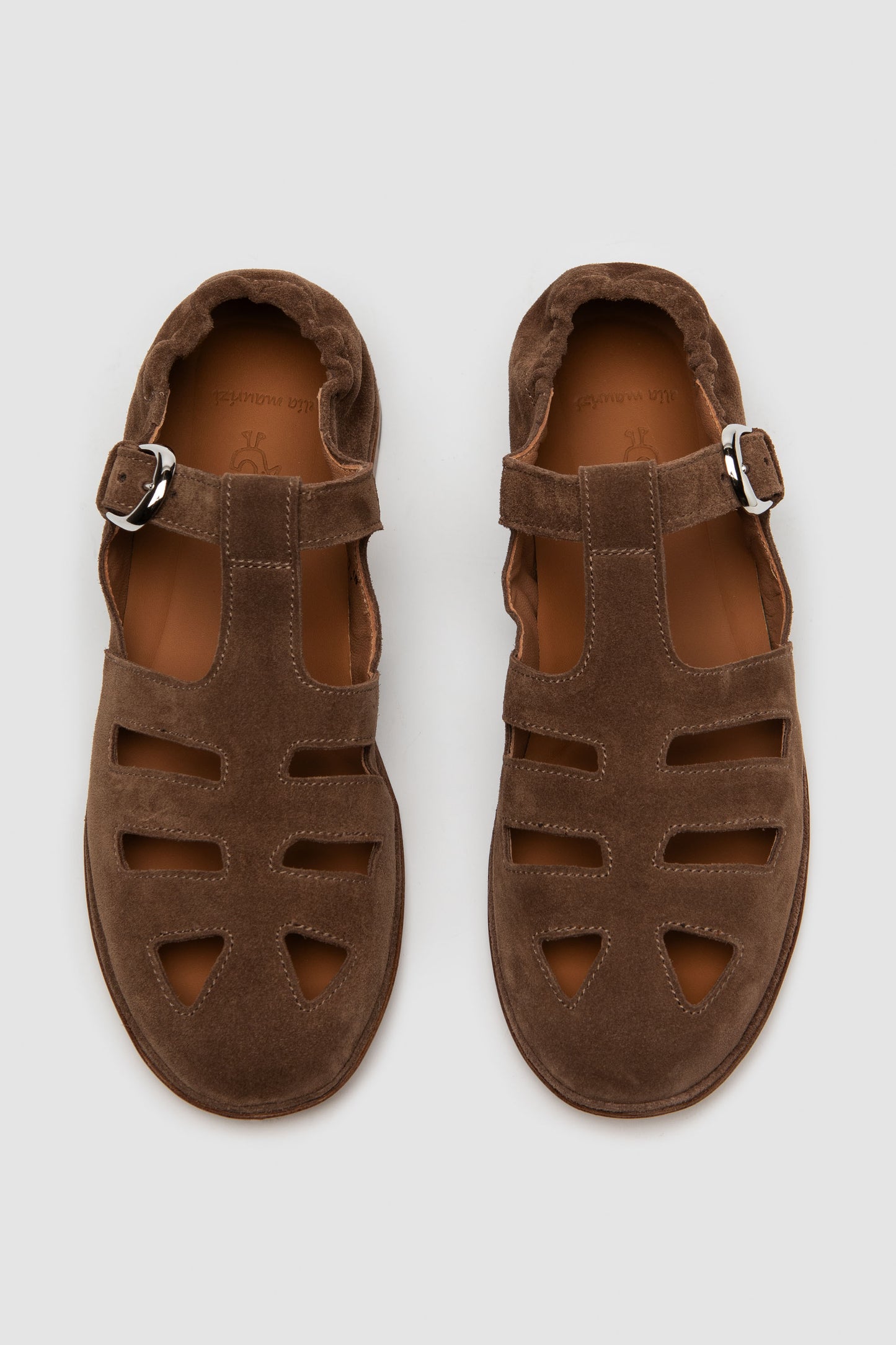 Ancilla dunkelbraunes Wildleder