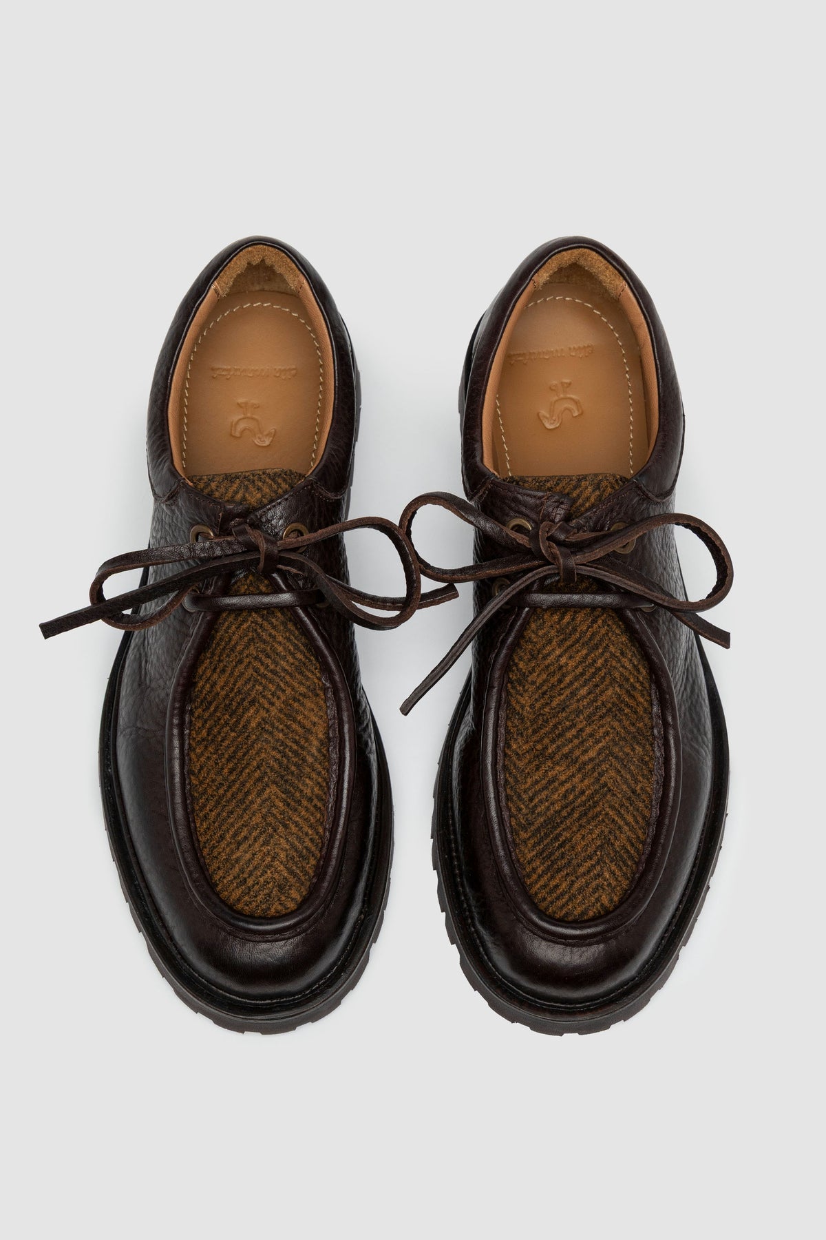 ANGELA DARK BROWN TWEED