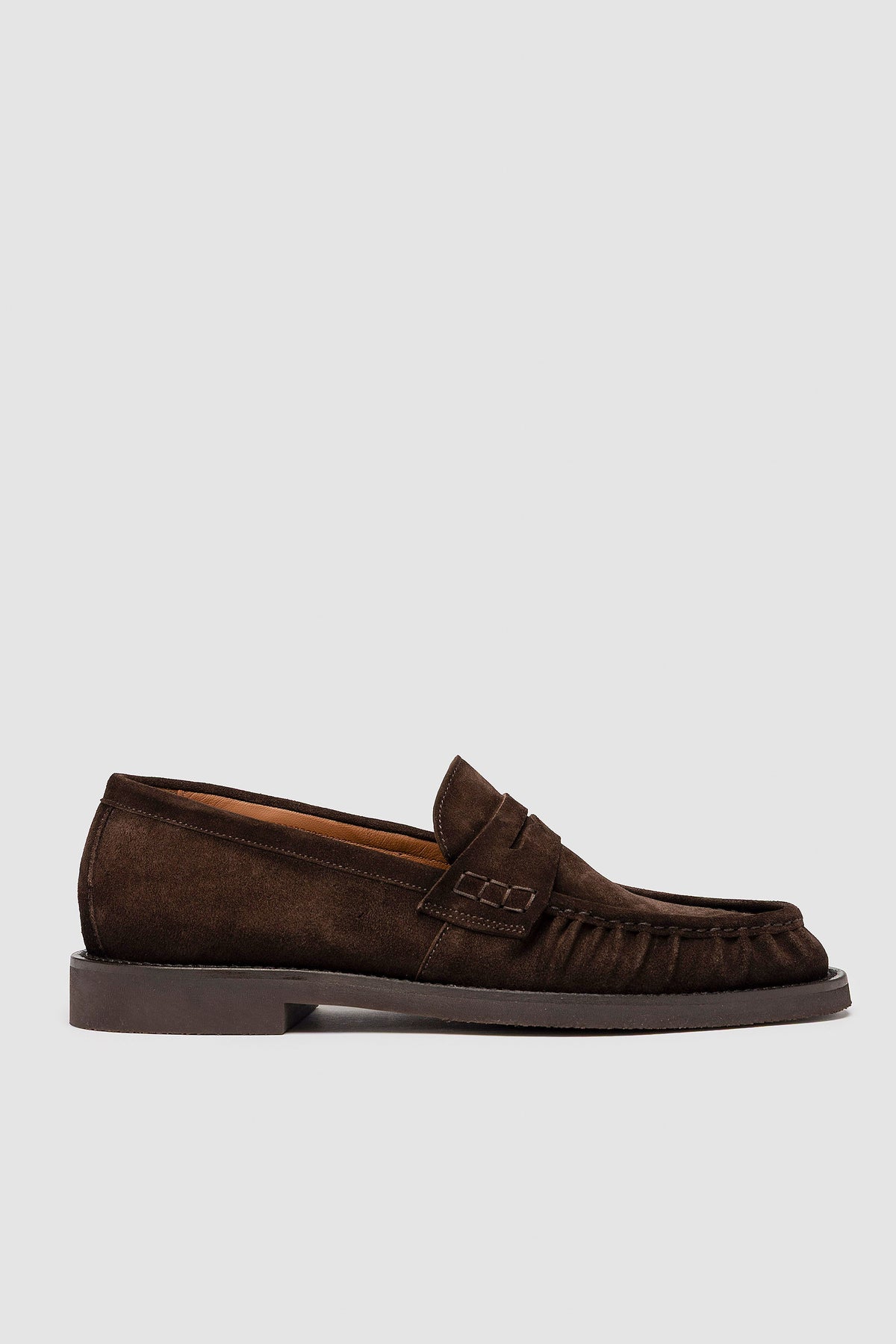 ANTONIO dunkelbraun Veloursleder