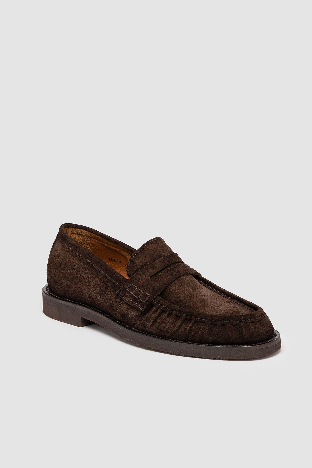 ANTONIO dunkelbraun Veloursleder