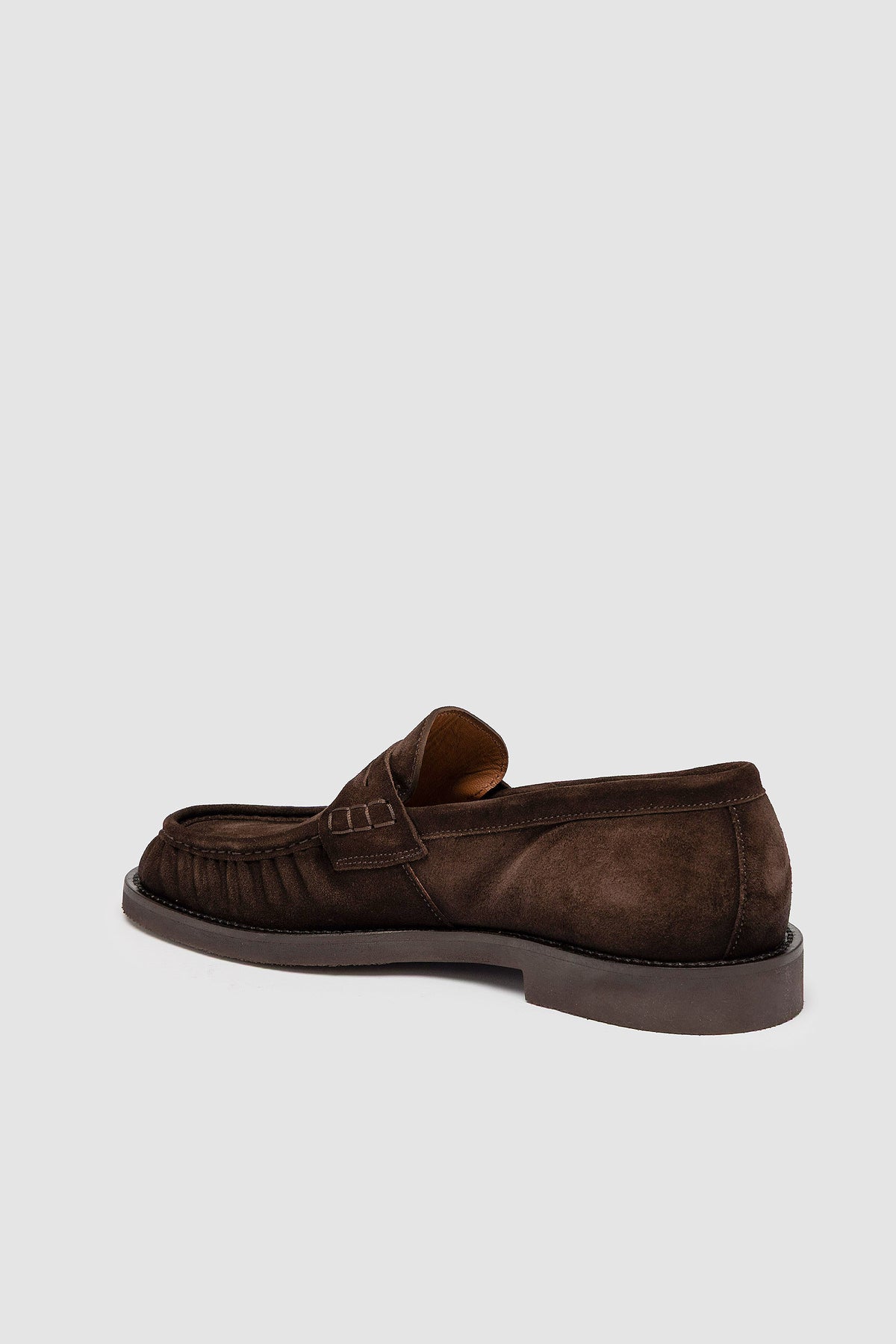 ANTONIO dunkelbraun Veloursleder