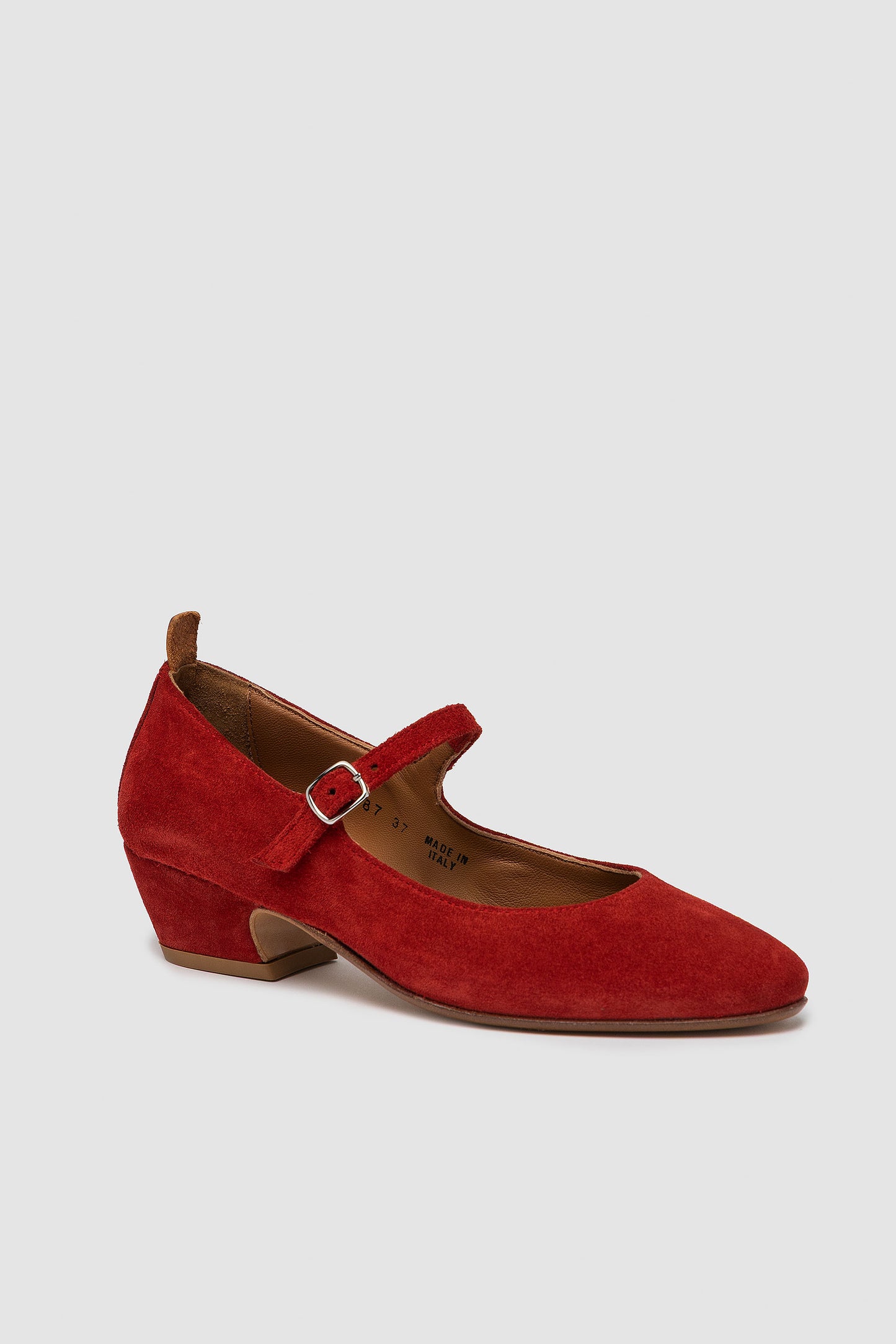 ARABELLA CARDINAL RED SUEDE
