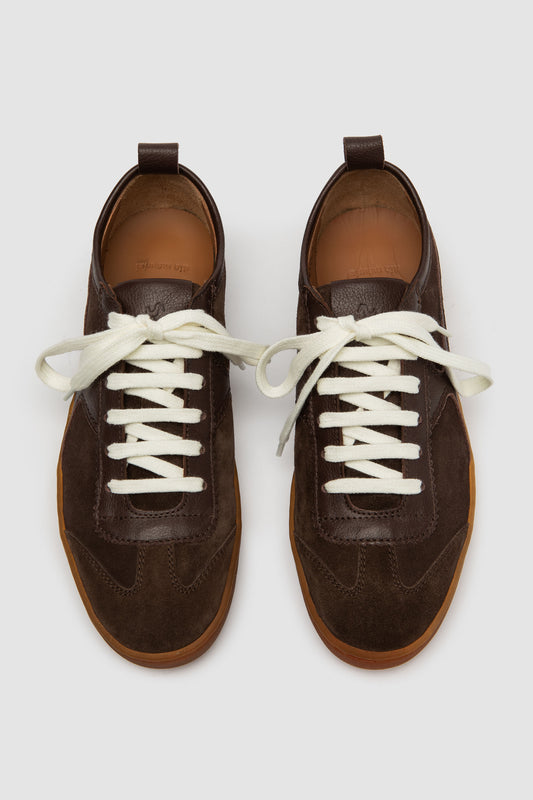 Lisetta dunkelbraunes Wildleder