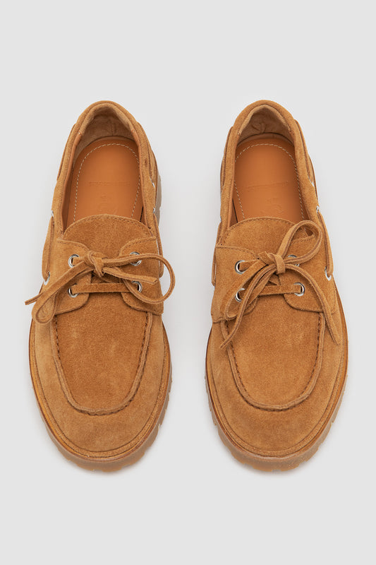 MARY G. COGNAC SUEDE