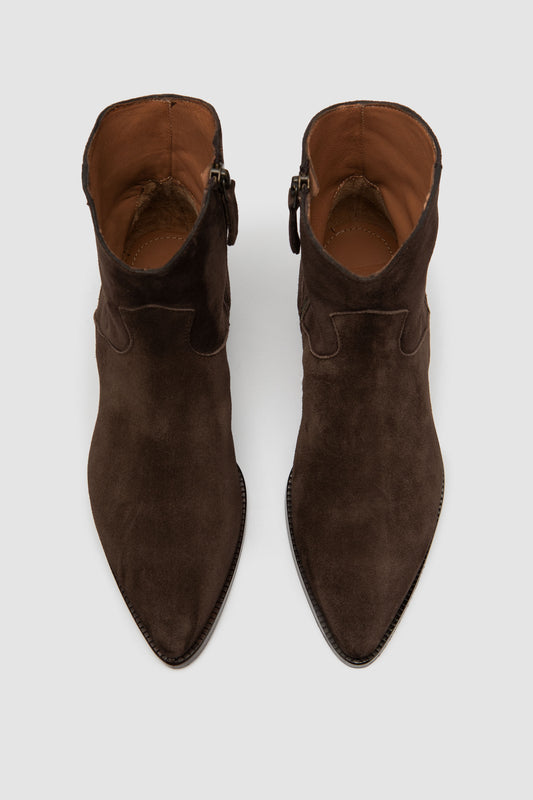 Nara camoscio marrone scuro