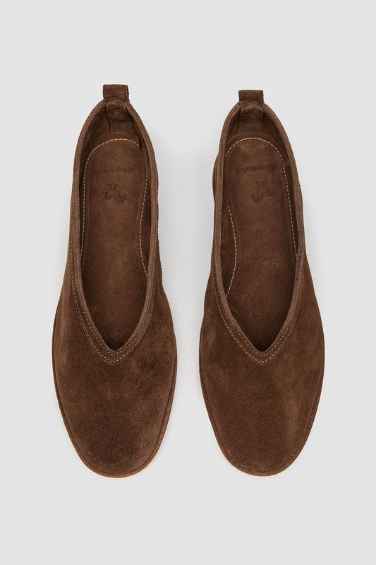 PARRY Brown suede
