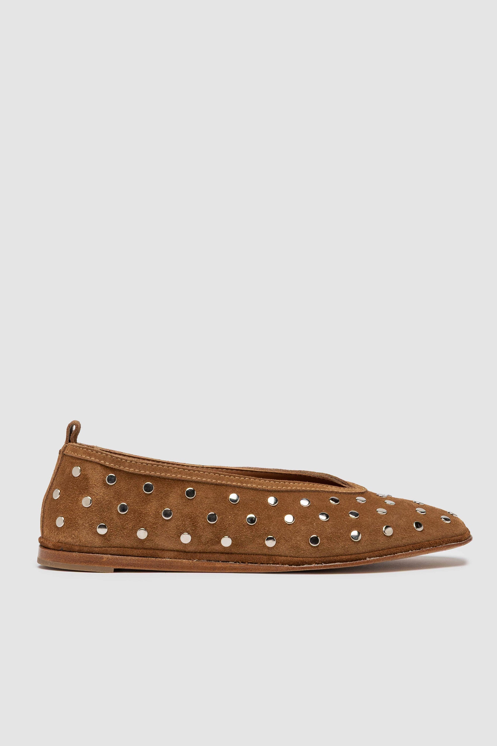PARRY STUDS SUEDE BROWN